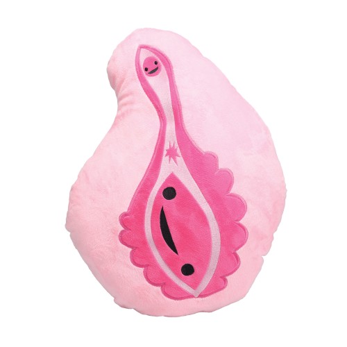 Shots Plushie Pussy Pillow with Storage - Pink