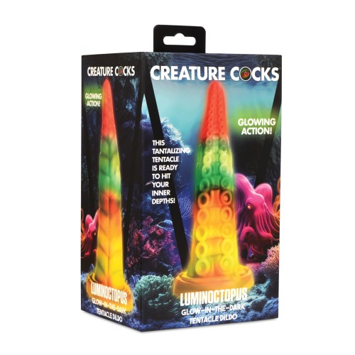 Dildo Tentáculo Luminoctopus Brilla en la Oscuridad