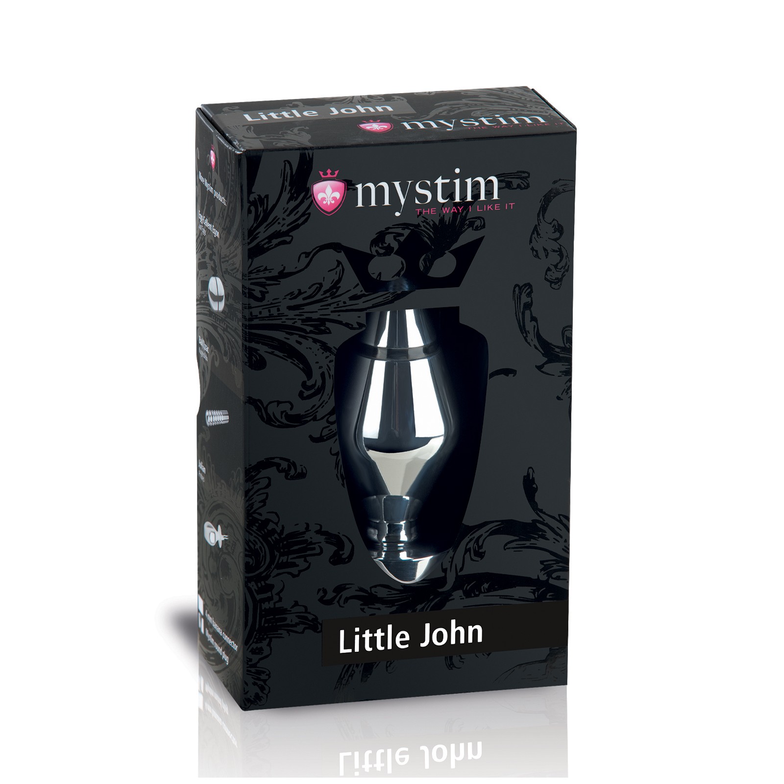 Mystim Little John Buttplug Small Aluminum Silver