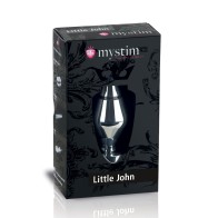 Mystim Little John Buttplug Small Aluminum Silver