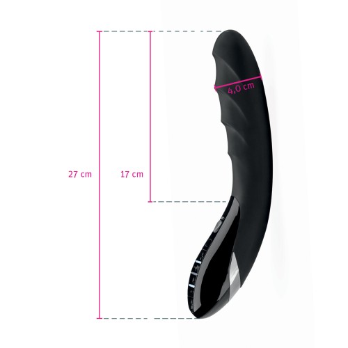 Mystim Sizzling Simon Vibrador eStim - Edición Negra