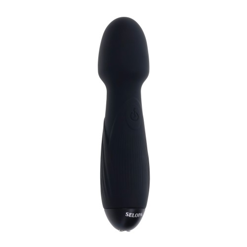 Selopa Power Trip Wand Vibrator Black for Ultimate Pleasure