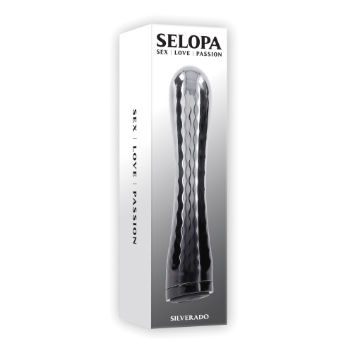 Vibrador Bullet Selopa Silverado - Gris/Negro