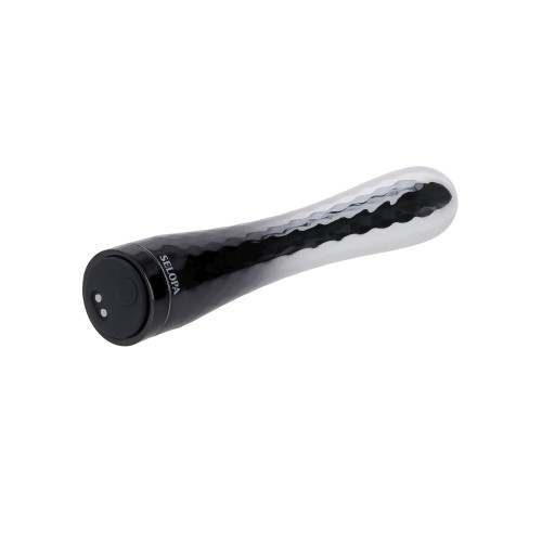 Vibrador Bullet Selopa Silverado - Gris/Negro