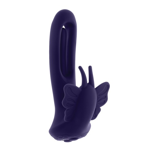 Evolved Lord of the Wings Flapping & Vibrating Stimulator - Purple