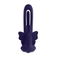 Evolved Lord of the Wings Flapping & Vibrating Stimulator - Purple