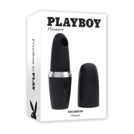 Vibrador de Succión Clitoriana Playboy Pleasures Excursion - Negro