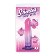 Dong Pequeño Jelly TPR Gradiente Shades Rosa Púrpura