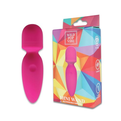 Wild Pop Vibe Mini Wand - Powerful Clitoral Stimulator