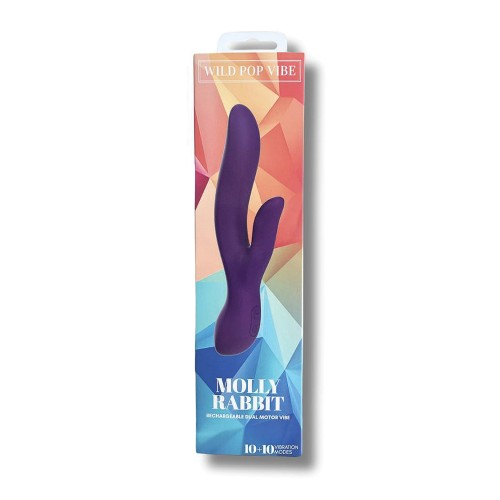 Vibrador Dual Molly Rabbit Wild Pop