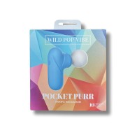 Mini Masajeador Pocket Purr Wild Pop Azul