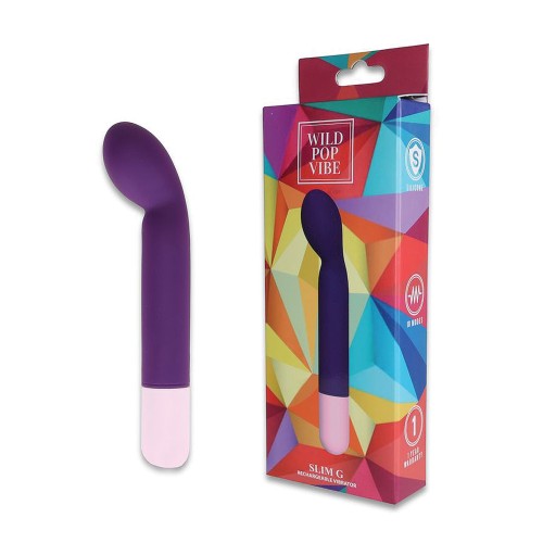 Vibrador Slim G Wild Pop - Púrpura