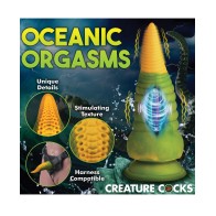 Creature Cocks Monstropus Vibrating Tentacle Dildo Yellow Green