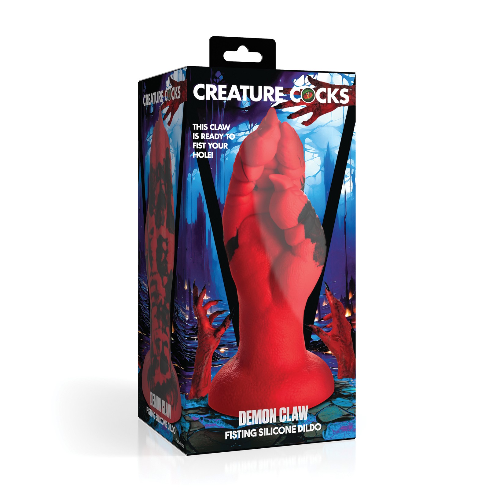 Creature Cocks Demon Claw Fisting Dildo - Red