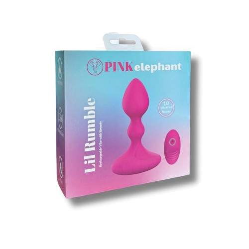 Vibrador Recargable Pink Elephant con Control Remoto para Diversión Aventurera