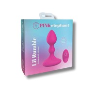 Pink Elephant Rechargeable Vibe with Remote for Adventurous Fun