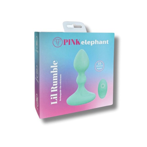 Vibrador Recargable Pink Elephant Lil Rumble con Control Remoto