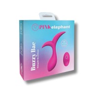 Vibrador Pink Elephant Buzzy Bae con Control Remoto