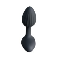 Vibrador Recargable Pink Elephant Dreamer con Control Remoto Negro