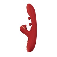 Vibrador Wiggling G-Spot Tickler con Estimulador Clitoridiano