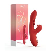 Tickler Wiggling G-Spot Vibrator with Tapping Clitoral Stimulator