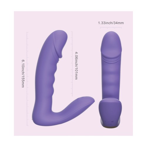 Vibrador Controlado por App Púrpura