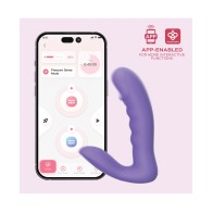 Vibrador Controlado por App Púrpura