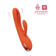 Terri App Controlled Kinky Finger Tapping Rabbit Vibrator