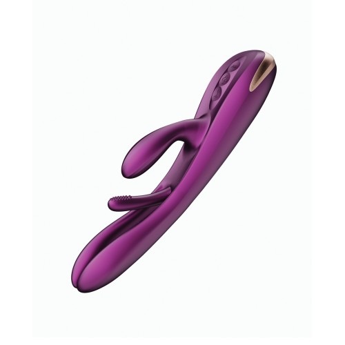 Vibrador Rabbit Terri con Dedo Golpeador - Control Absoluto