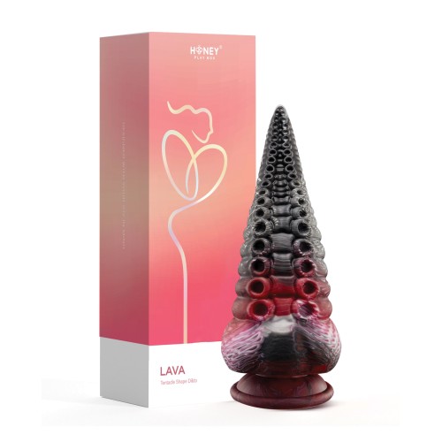 Lava Tentacle Suction Cup Dildo Multi Color