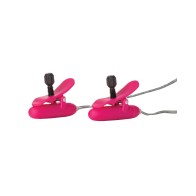 Nipple Play Vibrating Heated Nipple Teasers Pink