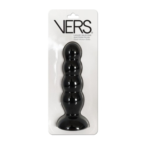 VERS Liquid Silicone Suction Plug - Black