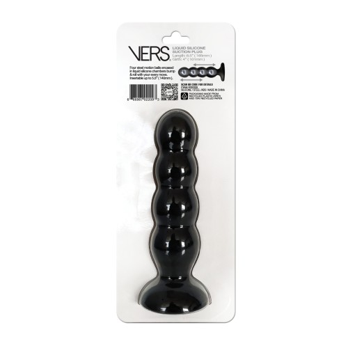 VERS Liquid Silicone Suction Plug - Black