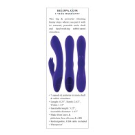 Vibrador Conejito Poseable Selopa Morado