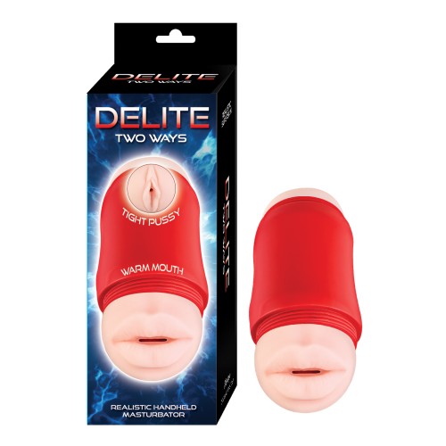 Delite Two Ways Masturbator for Ultimate Pleasure