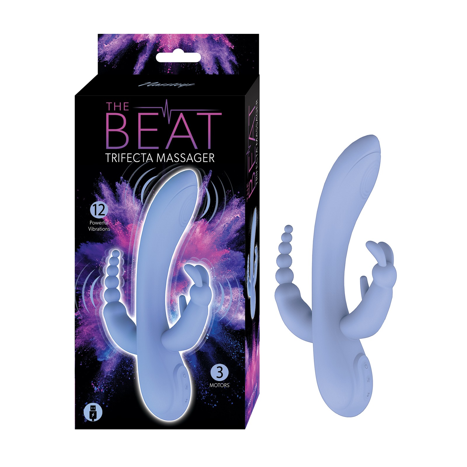 The Beat Trifecta Massager Violet