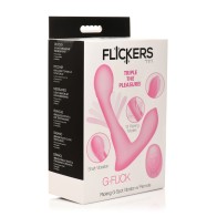 Inmi G-Flick G-Spot Vibrator with Remote - Pink