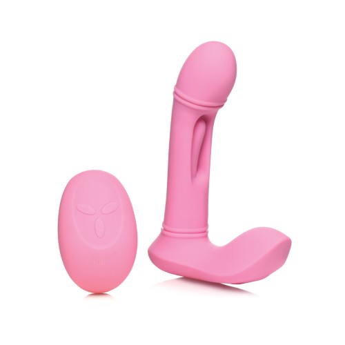 Inmi G-Flick G-Spot Vibrator with Remote - Pink