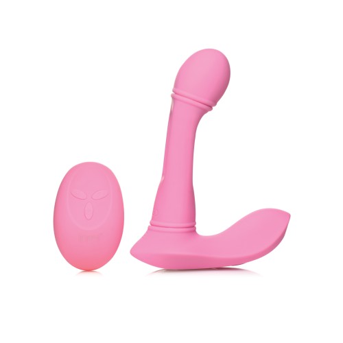 Inmi G-Flick G-Spot Vibrator with Remote - Pink