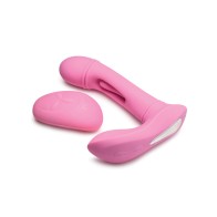 Inmi G-Flick G-Spot Vibrator with Remote - Pink