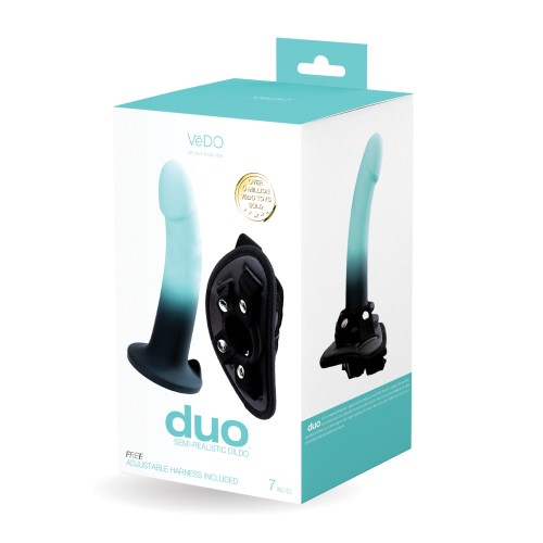 VeDO Duo Silicone Dildo & Harness for Ultimate Fun