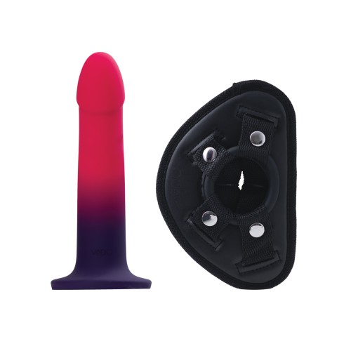 Dildo de Silicona VeDO Duo con Arnés para Placer