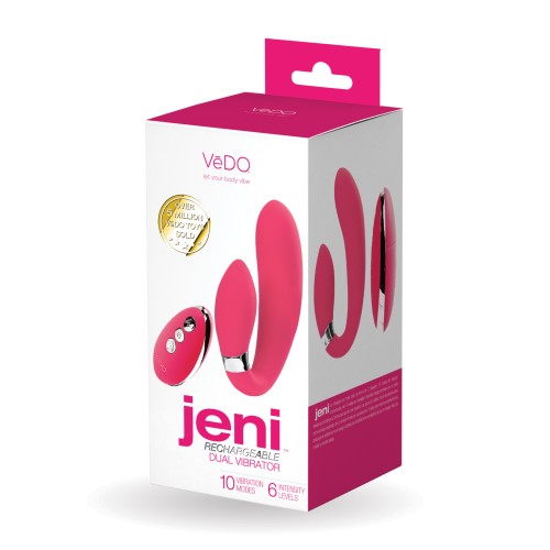 VeDO Jeni Dual Motor Vibe Remote Pink