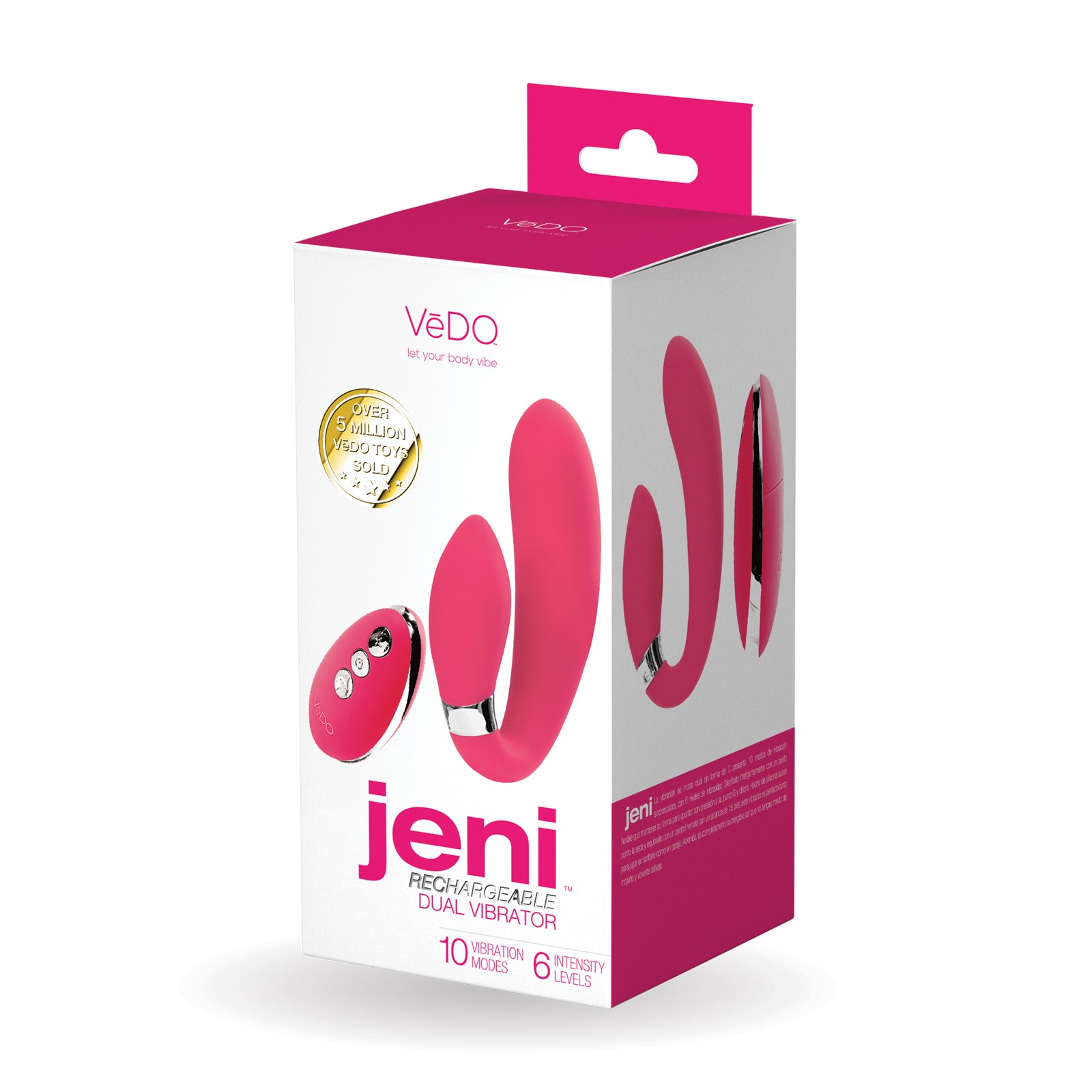 VeDO Jeni Dual Motor Vibe Remote Pink