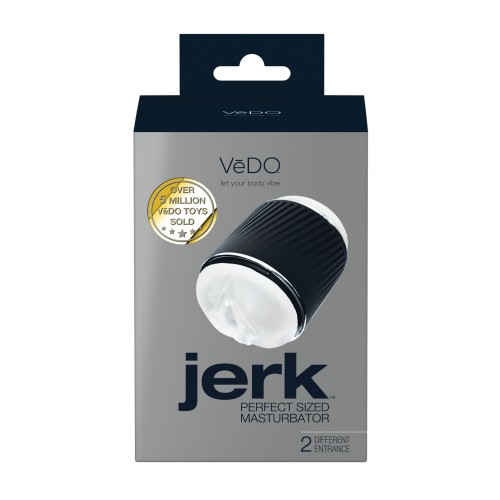 VeDO Jerk Masturbation Sleeve - Black/Clear