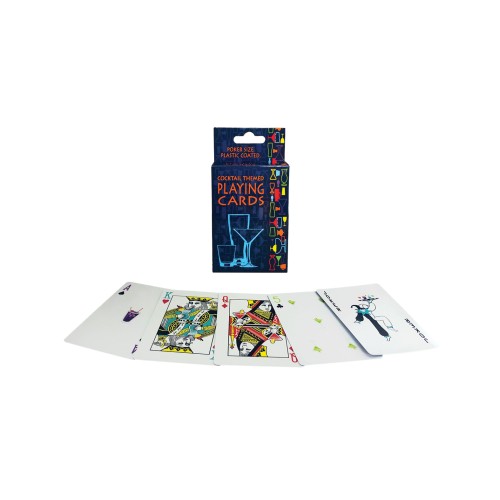 Baraja de Cartas con Temática de Cócteles para Juegos Divertidos