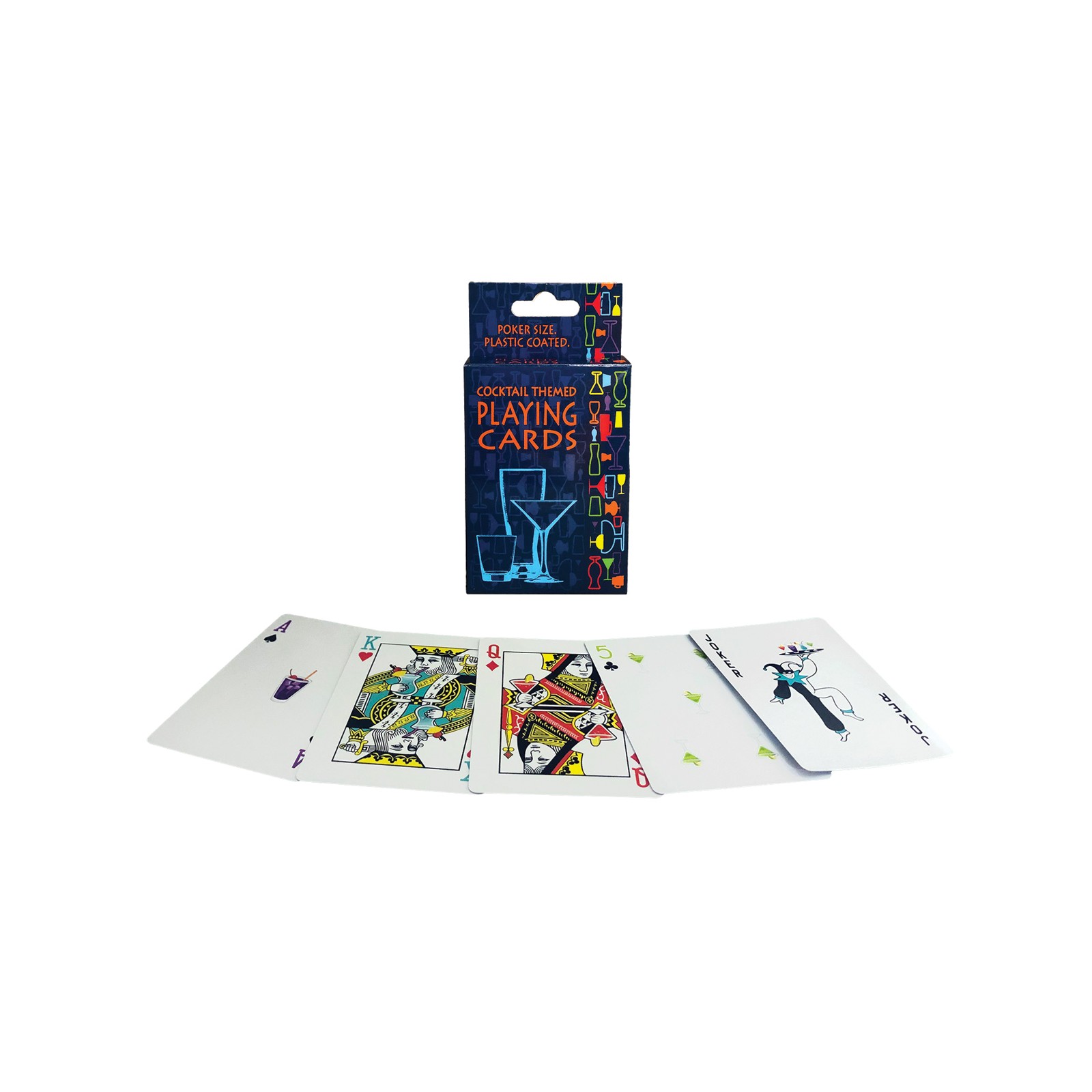 Baraja de Cartas con Temática de Cócteles para Juegos Divertidos