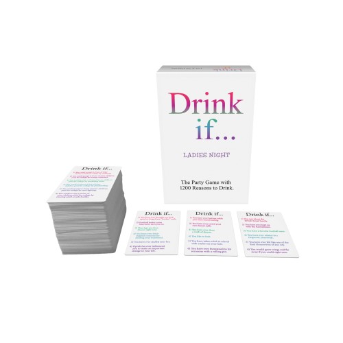 Juego de Cartas Drink If Noche de Chicas