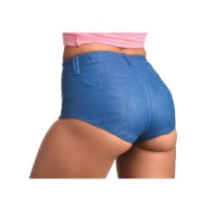 Shorts Strap U Booty con Dildo de Silicona para Aventuras