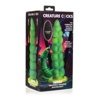 Creature Cocks Remote Control Vibrating Dildo Multi Color